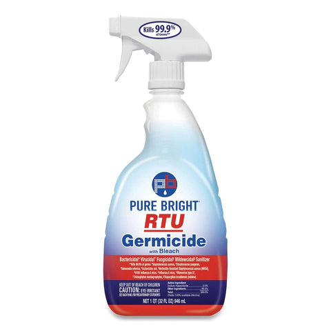 Pure Bright Fresh Scent Ready To Use Germicide with Bleach, 32 Ounce Spray Bottle -- 9 per case