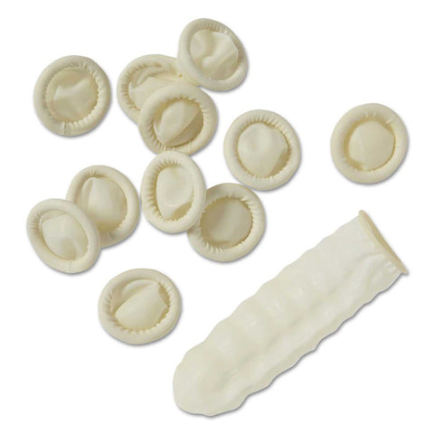 Medline Medium White Latex Finger Cots -- 144 per case