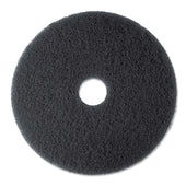 3M Black Low-Speed High Productivity Floor Pad 7300, 19 inch Diameter -- 5 per case