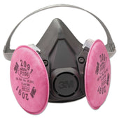 3M 6000 Series Medium Reusable Half Facepiece Respirator Assembly with Particulate Filters