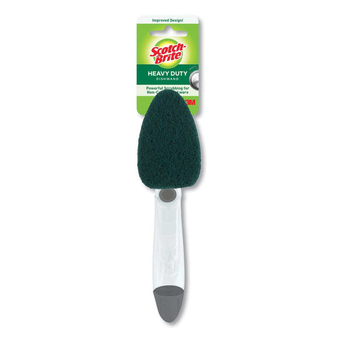 Scotch-Brite Yellow with Green Soap-Dispensing Dishwand, 2.5 x 9.5 inch -- 4 per case