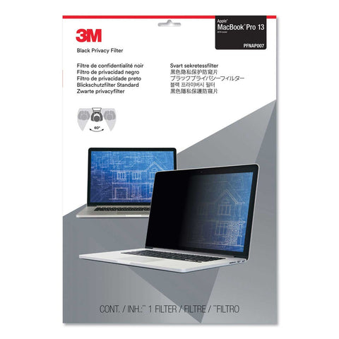 3M Frameless Blackout Privacy Filter for 13.3 inch Widescreen Macbook Pro, 16:10 Aspect Ratio