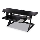 3M Black Precision Standing Desk, 42 X 23.2 X 20 inch