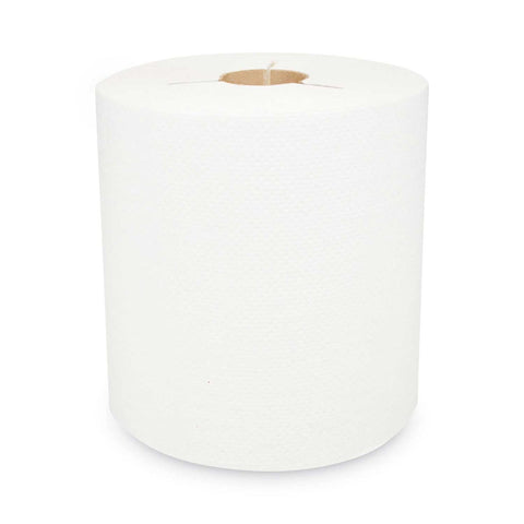 Morcon White 1 Ply Y Notch Hardwound Roll Towel, 7.88 inch -- 6 per case