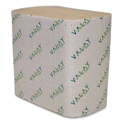 Morcon Tissue Valay 2-Ply Paper Kraft Interfolded Napkin, 6.5 x 8.25 inch -- 6000 per case