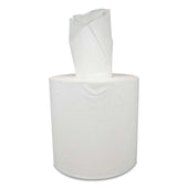 Morcon Tissue Morsoft 2-Ply Paper White Center-Pull Roll Towel, 8 inch Dia - 500 sheets per roll -- 6 rolls per case
