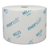 Morcon Tissue Septic Safe 1-Ply White Small Core Bath Tissue - 2500 sheets per roll -- 24 rolls per case