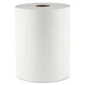 Morcon Tissue TAD Paper White 1-Ply Roll Towel, 10 inch x 550 Feet -- 6 rolls per case