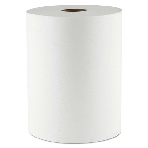 Morcon Tissue TAD Paper White 1-Ply Roll Towel, 10 inch x 550 Feet -- 6 rolls per case
