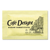 Cafe Delight Yellow Sweetener Packet, 0.08 Gram -- 2000 per case