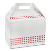 Pactiv Basketweave Barn and Box with Handle, 9 x 5 x 4.5 inch -- 150 per case
