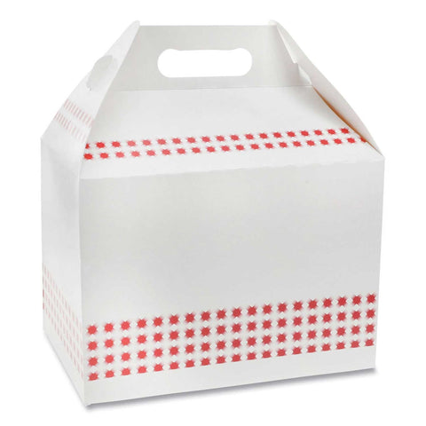 Pactiv Basketweave Barn and Box with Handle, 9 x 5 x 4.5 inch -- 150 per case