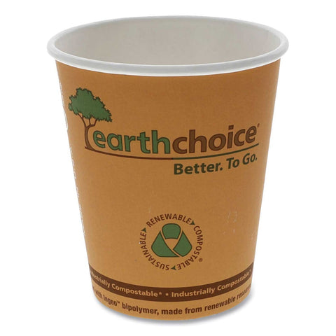 Pactiv EarthChoice Orange Hot Cup, 8 Ounce -- 1000 per case