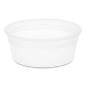 Pactiv Delitainer Translucent Microwavable Container, 8 Ounce -- 480 per case