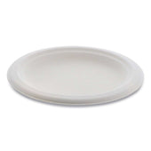 Pactiv EarthChoice Natural Compostable Fiber Blend Bagasse Plate, 6 inch Diameter -- 1000 per case