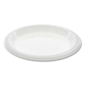 Pactiv Meadoware OPS White Plate, 10.25 inch Diameter -- 500 per case
