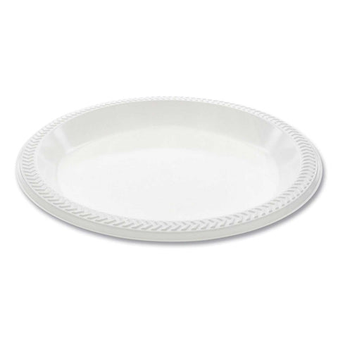 Pactiv Meadoware OPS White Plate, 10.25 inch Diameter -- 500 per case