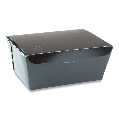 Pactiv EarthChoice OneBox Black Paper Box, 66 Ounce -- 160 per case