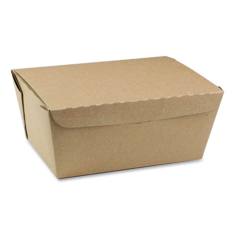 Pactiv EarthChoice OneBox Kraft Paper Box, 66 Ounce -- 160 per case