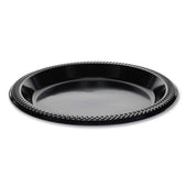 Pactiv Prairieware OPS Black Plate, 10.25 inch Diameter -- 500 per case