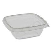 Pactiv EarthChoice PET Clear Recycled Square Base Salad Container, 12 Ounce -- 504 per case