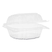 Pactiv Sensation SmartLock Clear Hinged Lid Container, 5.24 x 5.25 x 2.57 inch -- 375 per case