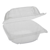 Pactiv Sensation SmartLock Clear Hinged Lid Container, 5.74 x 5.95 x 3.1 inch -- 500 per case