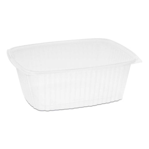 Pactiv Showcase Clear 1 Compartment Deli Container Base, 64 Ounce -- 220 per case