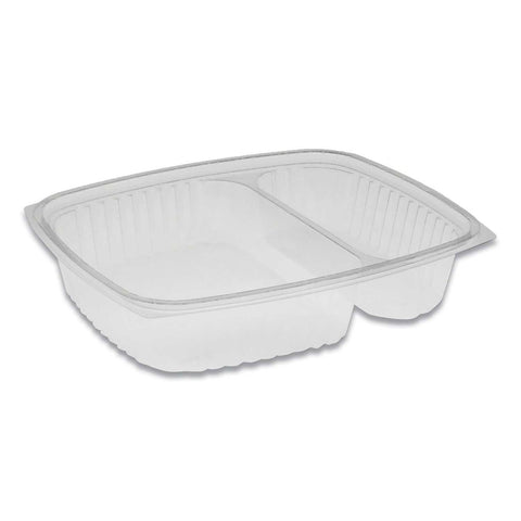 Pactiv Showcase Clear 3 Compartment Deli Container Base, 10 to 23 Ounce -- 220 per case