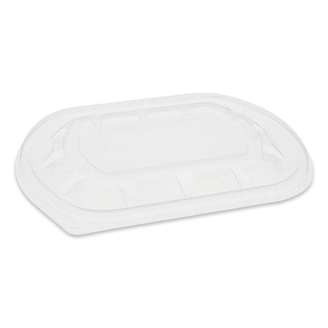 Pactiv ClearView MealMaster Clear Medium Flat Lid with Fog Gard Coating, 8.13 x 6.5 x 0.38 inch -- 252 per case
