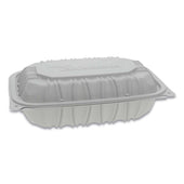 Pactiv White Vented Microwavable Hinged Lid Takeout Container, 9 x 6 x 2.75 inch -- 170 per case