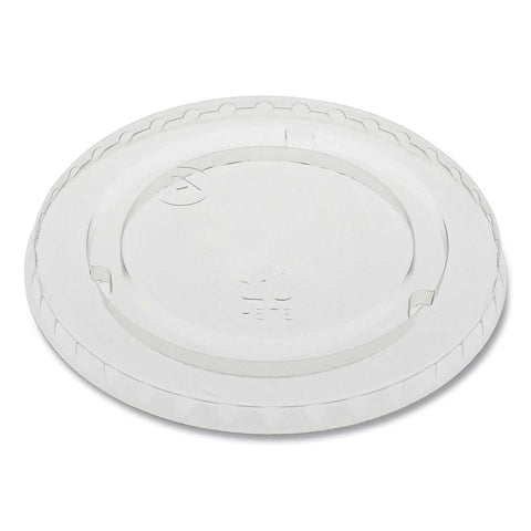 Pactiv EarthChoice Clear No Straw Hole Cold Cup Lid Only -- 1020 per case