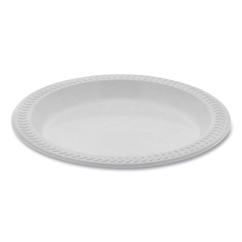 Pactiv Meadoware White OPS Plate, 6 inch Diameter -- 1000 per case