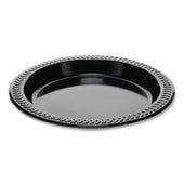 Pactiv Prairieware Black OPS Plate, 6 inch Diameter -- 1000 per case
