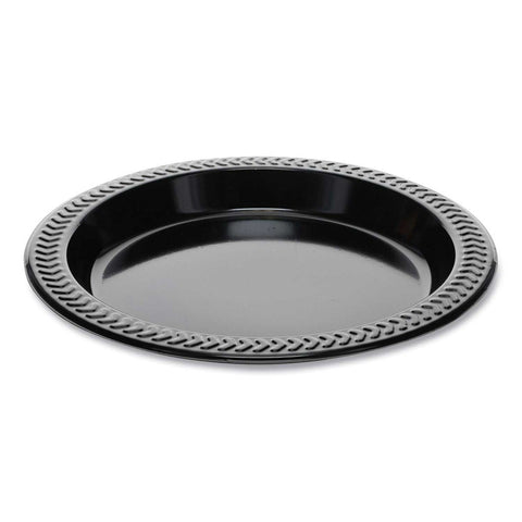 Pactiv Prairieware Black OPS Plate, 6 inch Diameter -- 1000 per case