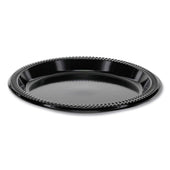 Pactiv Prairieware Black OPS Plate, 8.88 inch Diameter -- 400 per case