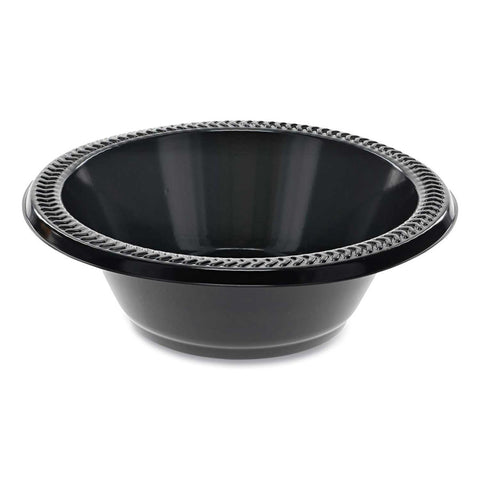 Pactiv Prairieware Black OPS Bowl, 12 Ounce -- 1000 per case