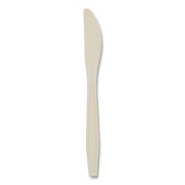 Pactiv EarthChoice PSM Tan Heavyweight Knife, 7.5 inch -- 1000 per case