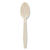 Pactiv EarthChoice PSM Tan Heavyweight Spoon, 5.88 inch -- 1000 per case