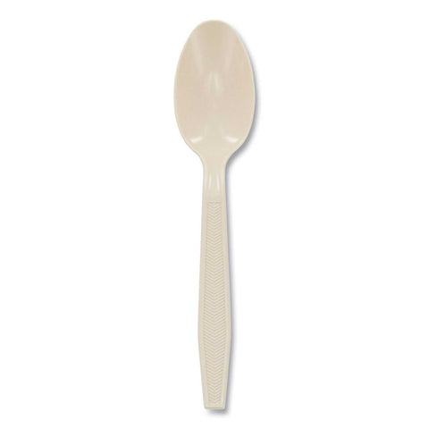 Pactiv EarthChoice PSM Tan Heavyweight Spoon, 5.88 inch -- 1000 per case