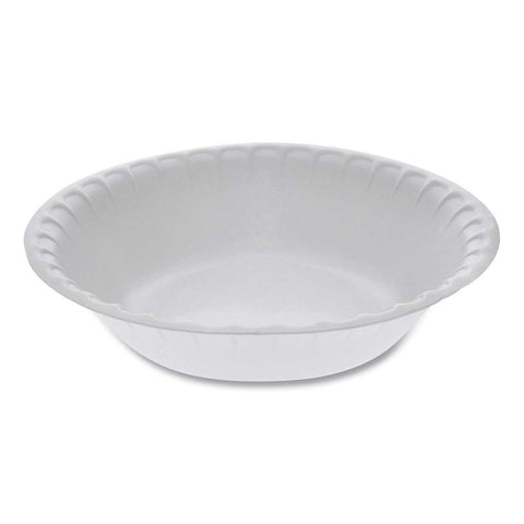 Pactiv White Unlaminated Foam Bowl, 5 inch Diameter -- 450 per case