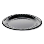 Pactiv Black Laminated Foam Plate, 9 inch Diameter -- 500 per case