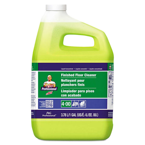 Mr Clean Lemon Scent Finished Floor Cleaner, 1 Gallon Bottle