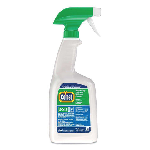 Comet Disinfecting-Sanitizing Bathroom Cleaner, 32 Ounce Trigger Spray Bottle -- 6 per case