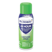 Microban Fresh Scent 24 Hour Disinfectant Sanitizing Spray, 12.5 Ounce Aerosol Spray -- 6 per case