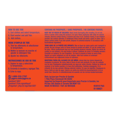 Tide Vending Design Powder Laundry Detergent, 1.5 Ounce -- 156 per case