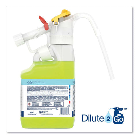 P&G Professional Pro Line Dilute 2 Go Fresh Scent Finished Floor Cleaner, 4.5 Liter Jug