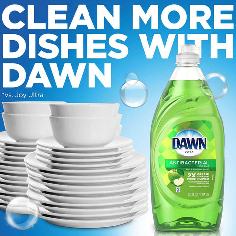 Dawn Apple Blossom Ultra Antibacterial Dishwashing Liquid, 40 Ounce Bottle -- 8 per case