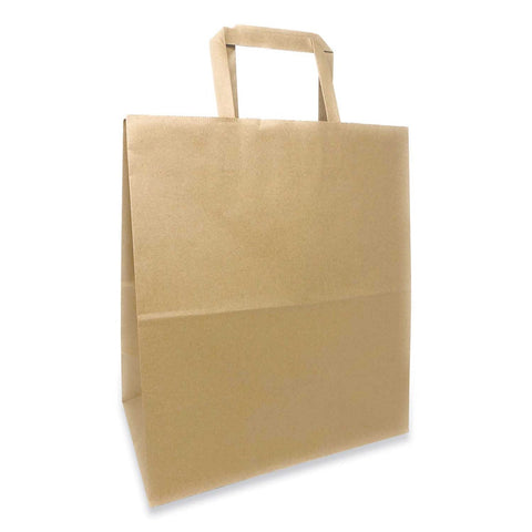 Prime Time Packaging Natural 1/7th BBL Kraft Paper Bag, 12 x 7 x 14 inch -- 300 per case
