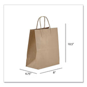 Prime Time Packaging Natural Tempo Kraft Paper Bag, 8 x 4.75 x 10.5 inch -- 250 per case